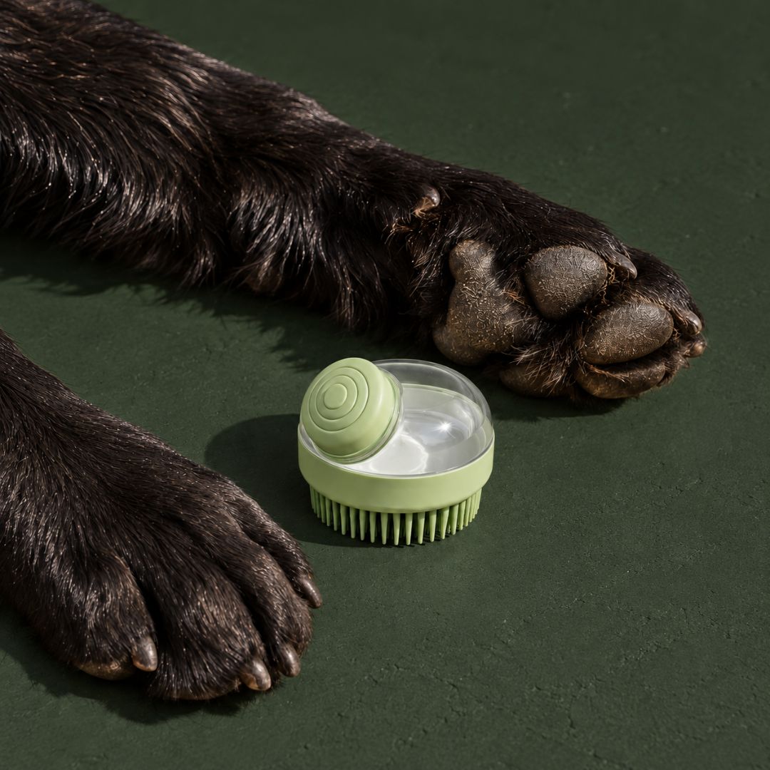 Post-Walk Paw Cleaner Kit — Water Brush + Microfiber Towel